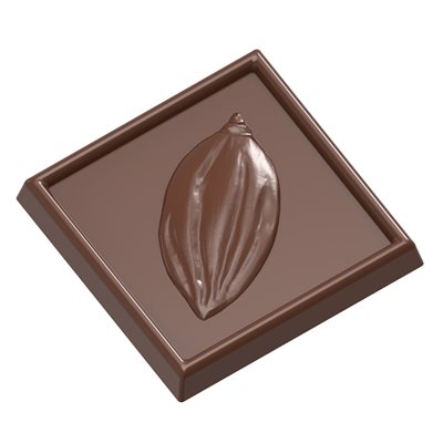 POL.MLD CARAQUE COCOA BEAN 27.5X13.5X2.4CM