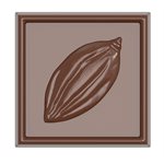 POL.MLD CARAQUE COCOA BEAN 27.5X13.5X2.4CM