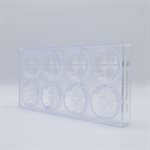 POLYCARBONATE MOLD MOONCAKE 27.5X13.5X2.4CM