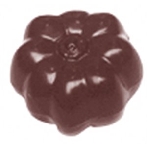 POLYCARBONATE MOLD PUMPKIN 27.5X13.5X2.4CM