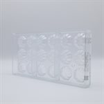 POLYCARBONATE MOLD PUMPKIN 27.5X13.5X2.4CM