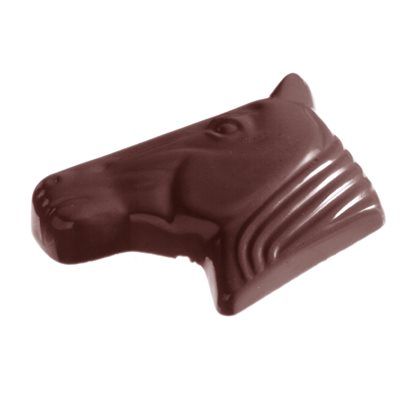POLYCARBONATE MOLD HORSE HEAD 27.5X13.5X2.4CM
