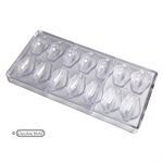 POLYCARBONATE MOLD ROSE 27.5X13.5X2.4CM