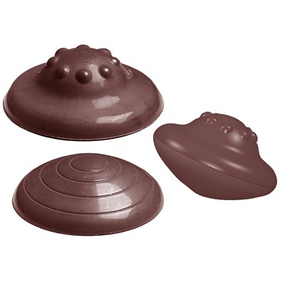 POLYCARBONATE MOLD UFO 27.5X13.5X2.4CM