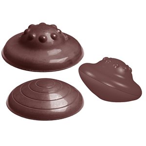 POLYCARBONATE MOLD UFO 27.5X13.5X2.4CM