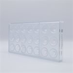 POLYCARBONATE MOLD MEXICAN HAT 27.5X13.5X2.4CM