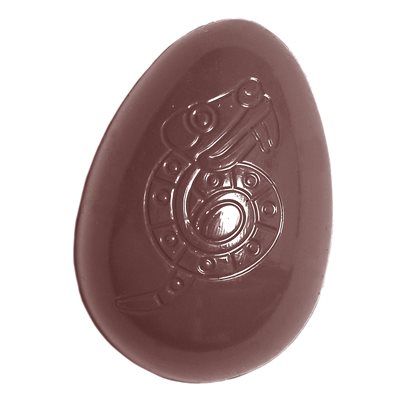 POLYCARBONATE MOLD EGG MAYA 27.5X13.5X2.4CM