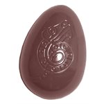 POLYCARBONATE MOLD EGG MAYA 27.5X13.5X2.4CM