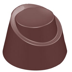 POLYCARBONATE MOLD MODERN ROUND1 27.5X13.5X2.4CM