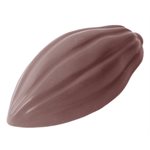 POLYCARBONATE MOLD CACAO BEAN 27.5X13.5X2.4CM