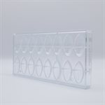 POLYCARBONATE MOLD CACAO BEAN 27.5X13.5X2.4CM