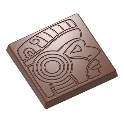 POLYCARBONATE MOLD CARAQUE MAYA 27.5X13.5X2.4CM