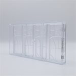 POLYCARBONATE MOLD TABLET MAYA 27.5X13.5X2.4CM