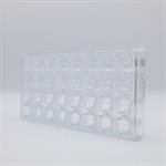 POLYCARBONATE MOLD VIOLET SMALL 27.5X13.5X2.4CM