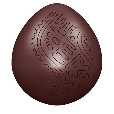 POLYCARBONATE MOLD EGG MAY 27.5X13.5X2.4CM