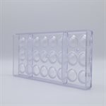 POLYCARBONATE MOLD EGG MAY 27.5X13.5X2.4CM