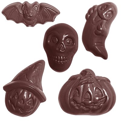 POL.MLD HALLOWEEN MIX 5 FIG 27.5X13.5X2.4CM