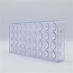 POLYCARBONATE MOLD BE POINT 7,5 27.5X13.5X4CM