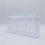 POLYCARBONATE MOLD BE LUNE DE MIEL 27.5X13.5X2.8CM