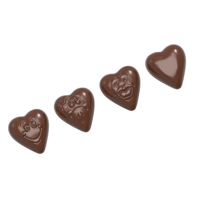 POL.MLD HEART SMILEY 3 FIG 27.5X13.5X2.4CM