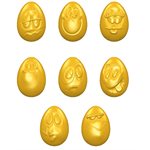 POL.MLD EGG SMILEY 8 FIG 27.5X13.5X2.4CM