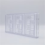 POLYCARBONATE MOLD BAR WOVEN 27.5X13.5X2.4CM