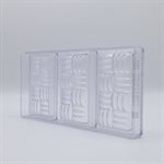 POLYCARBONATE MOLD BAR WOVEN 27.5X13.5X2.4CM