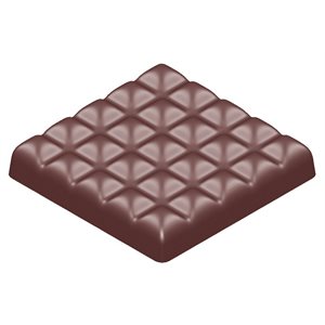 POLYCARBONATE MOLD BAR SQUARE 27.5X13.5X2.4CM