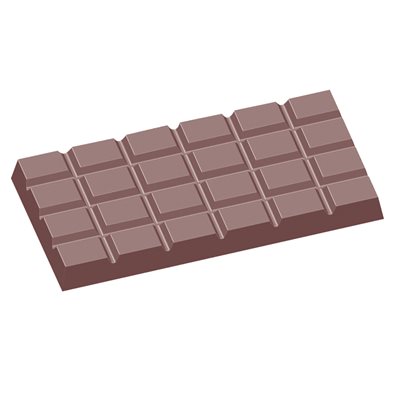 POLYCARBONATE MOLD BAR 27.5X13.5X2.4CM