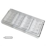 POLYCARBONATE MOLD TABLET SMILEY 27.5X13.5X2.4CM