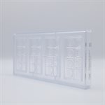 POLYCARBONATE MOLD TABLET SMILEY 27.5X13.5X2.4CM