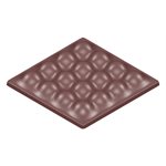 POLYCARBONATE MOLD TABLET BUBBLES 27.5X13.5X2.4CM