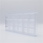 POL.MLD MAYA PRALINE QUADRAN 3 FIG 27.5X13.5X2.4CM