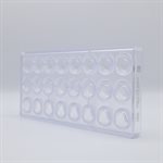 POLYCARBONATE MOLD YIN YANG 27.5X13.5X2.4CM