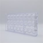 POLYCARBONATE MOLD YIN YANG 27.5X13.5X2.4CM