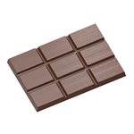 POLYCARBONATE MOLD TABLET STRIPES 27.5X13.5X2.4CM