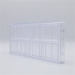 POLYCARBONATE MOLD BAR FOOTBALL 27.5X13.5X2.4CM
