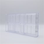 POLYCARBONATE MOLD BAR FOOTBALL 27.5X13.5X2.4CM