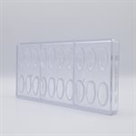 POLYCARBONATE MOLD DATES 27.5X13.5X2.4CM