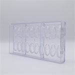 POLYCARBONATE MOLD DATES 27.5X13.5X2.4CM