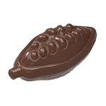POLYCARBONATE MOLD CACAO BEAN OPEN 27.5X13.5X2.4CM