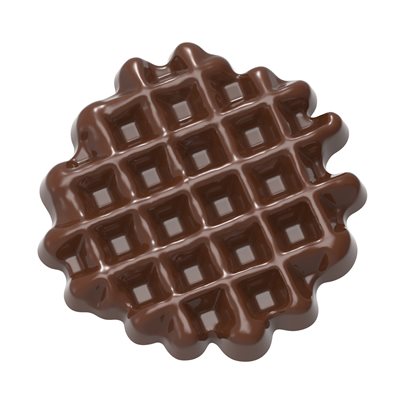POLYCARBONATE MOLD SMALL WAFFLE 27.5X13.5X2.4CM
