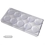 POLYCARBONATE MOLD SMALL WAFFLE 27.5X13.5X2.4CM