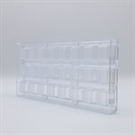 POLYCARBONATE MOLD BLANCO MOLD 27.5X13.5X2.4CM