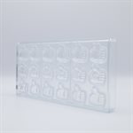 POLYCARBONATE MOLD THUMB 27.5X13.5X2.4CM