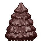 POLYCARBONATE MOLD CHRISTMAS TREE 27.5X13.5X2.4CM