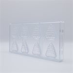 POLYCARBONATE MOLD CHRISTMAS TREE 27.5X13.5X2.4CM
