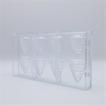 POLYCARBONATE MOLD CHRISTMAS TREE 27.5X13.5X2.4CM