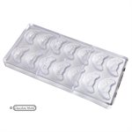 POLYCARBONATE MOLD CROISSANT 27.5X13.5X2.4CM