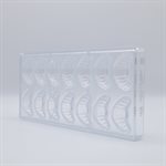 POLYCARBONATE MOLD CROISSANT 27.5X13.5X2.4CM